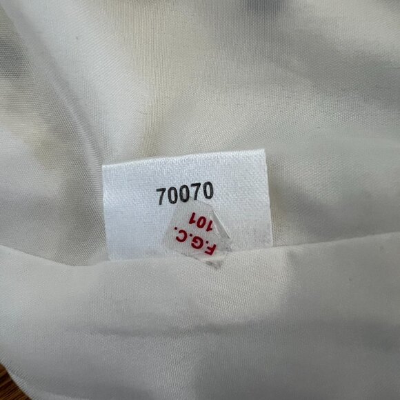 ANN TAYLOR Embroidered Floral A-Line Skirt |  Cream Black Midi Polka Dot | 8 - Picture 11 of 11